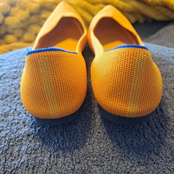 Yellow Rothy's The Point flats Size 9 - Picture 7 of 8